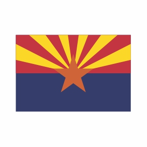 Arizona Flag vector