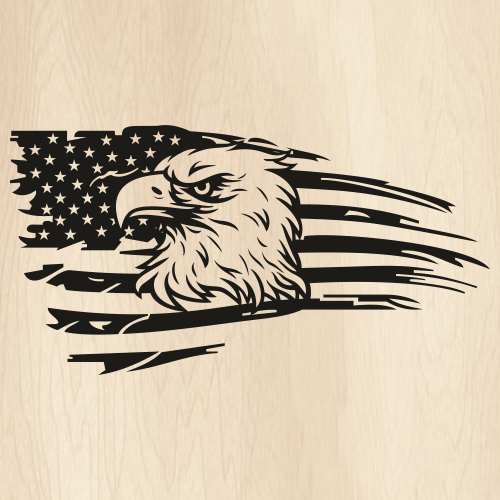 USA Eagle Flag Svg