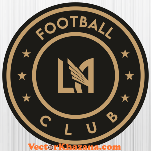 Los Angeles FC Circle Logo Svg