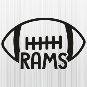 Rams Football Team Svg
