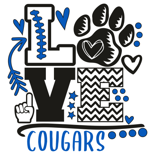 Cougars Mom Love Svg