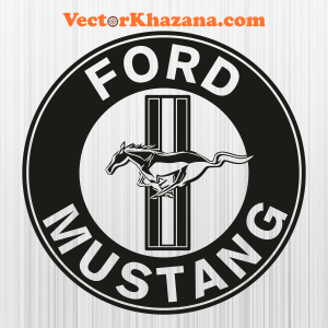 Ford Mustang Svg