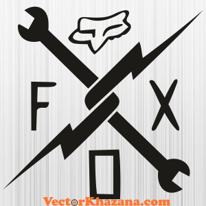 Fox Racing Wrench Decal Svg