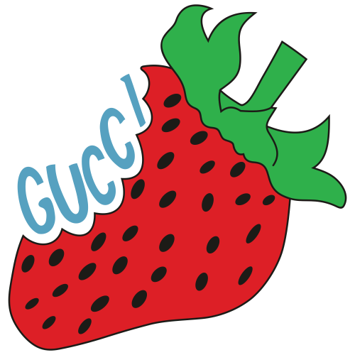 Gucci Strawberry Logo Svg