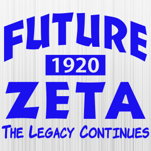Future Zeta Phi Beta Svg