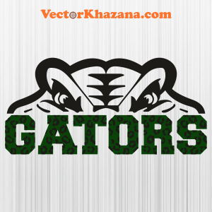 Florida Gators Leopard Print Svg