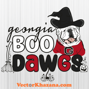 Halloween Georgia Boo Dawgs Svg