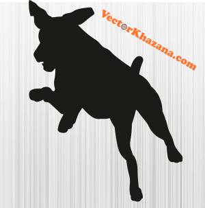 German Shorthaired Pointer Dog Jump Svg