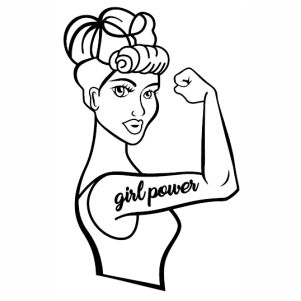 She is Loved SVG, Girl Power SVG, Strong Female svg, fierce svg, Strong  Girls, Super Girl, girls rule, get it girl, svg, dxf, png, eps, jpeg