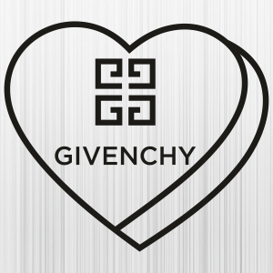 Givenchy Heart Logo SVG | Givenchy Love Heart PNG | Givenchy Logo vector  File