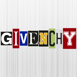 Givenchy Letter Style Svg
