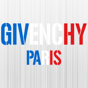 Givenchy Paris Flag Style Svg