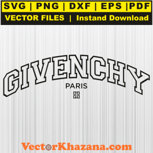 Givenchy Paris with Symbol Svg Png