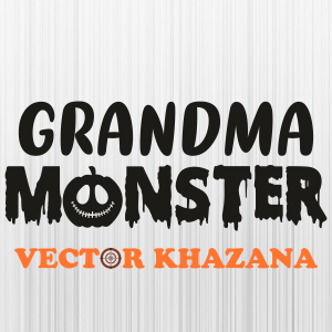 Grandma Monster Halloween Svg