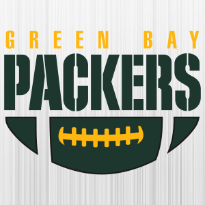 Green Bay Packers Ball Svg