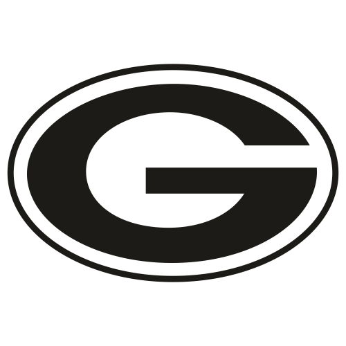 Green Bay Packers Black Svg