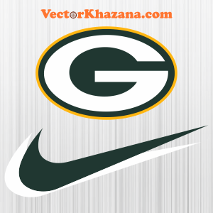 Green Bay Packers with Nike Swoosh Svg