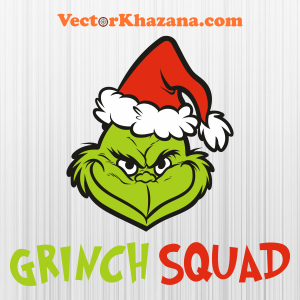 Grinch Squad Christmas Svg