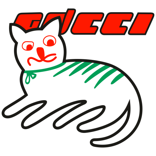 Gucci Cat Svg