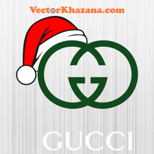Gucci With Christmas Hat Svg
