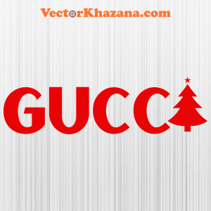 Gucci Christmas Tree Logo Svg