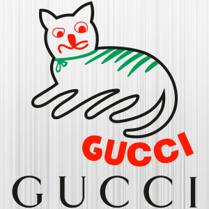 Gucci Feline Cat Svg