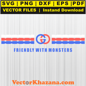 Gucci Friendly with Monsters Svg