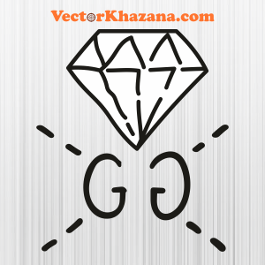 Diamond GG Gucci SVG