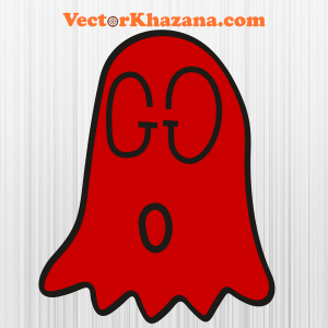 Gucci Ghost Red Svg