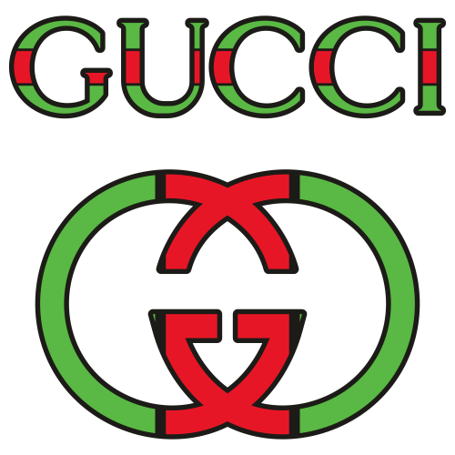 Gucci Green Cut Svg