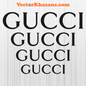 Gucci Luxury Brand Svg