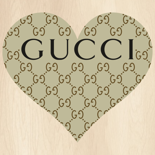 Gucci Heart Pattern Svg