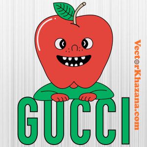 Gucci Apple Man Svg