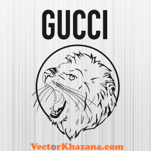 Gucci Kids Lion Face Svg