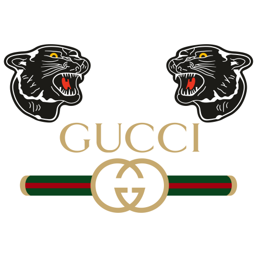 Gucci Panther Face Svg