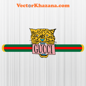 Gucci Panther Head With Band Svg