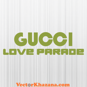 Gucci Love Parade Svg