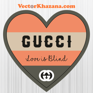 Gucci Love is Blind Svg