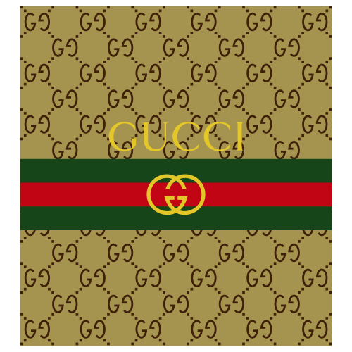 Gucci Pattern Band Logo Svg