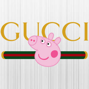 Gucci Peppa Pig Svg