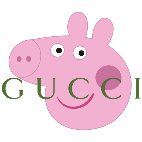 Gucci Pig Logo Svg
