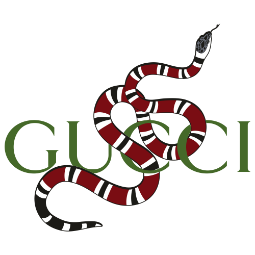 Gucci Inspired Printable Logo Snake Vector Vintage Style Art Design Hi ...