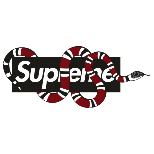Gucci Snake Supreme SVG  Gucci Snake Supreme vector File