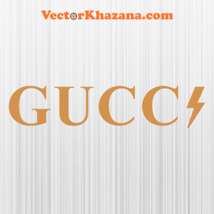 Gucci Lightning Logo Svg