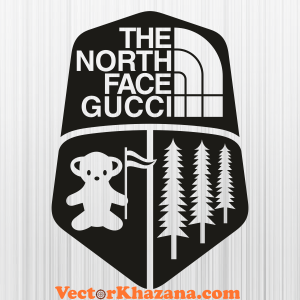 Gucci The North Face Black Svg