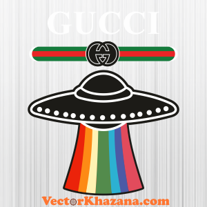 Gucci UFO Pop Art Svg