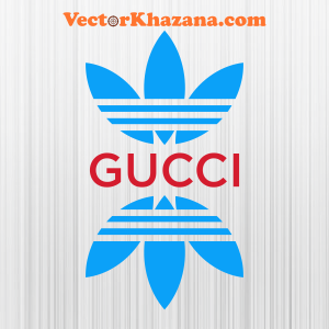 Gucci with Adidas Svg