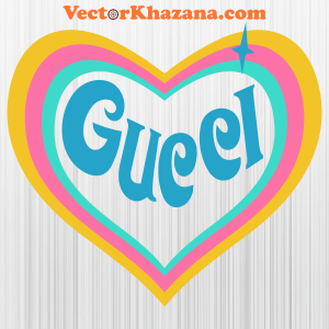 Gucci With Heart Svg