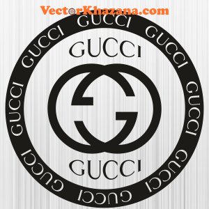 Gucci With Symbol Circle Svg