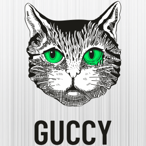 Guccy Cat Svg